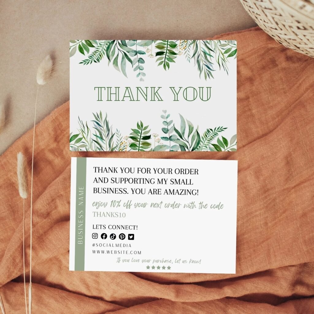 Thank You Cards Printing Lichfield