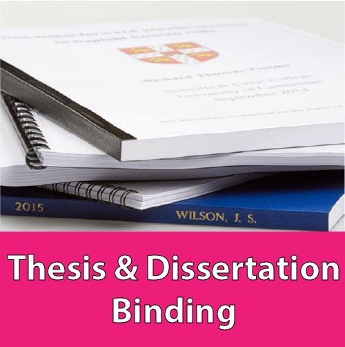Dissertation Binding Lichfield