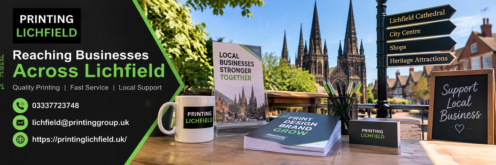 Reaching Businesses Across Lichfield